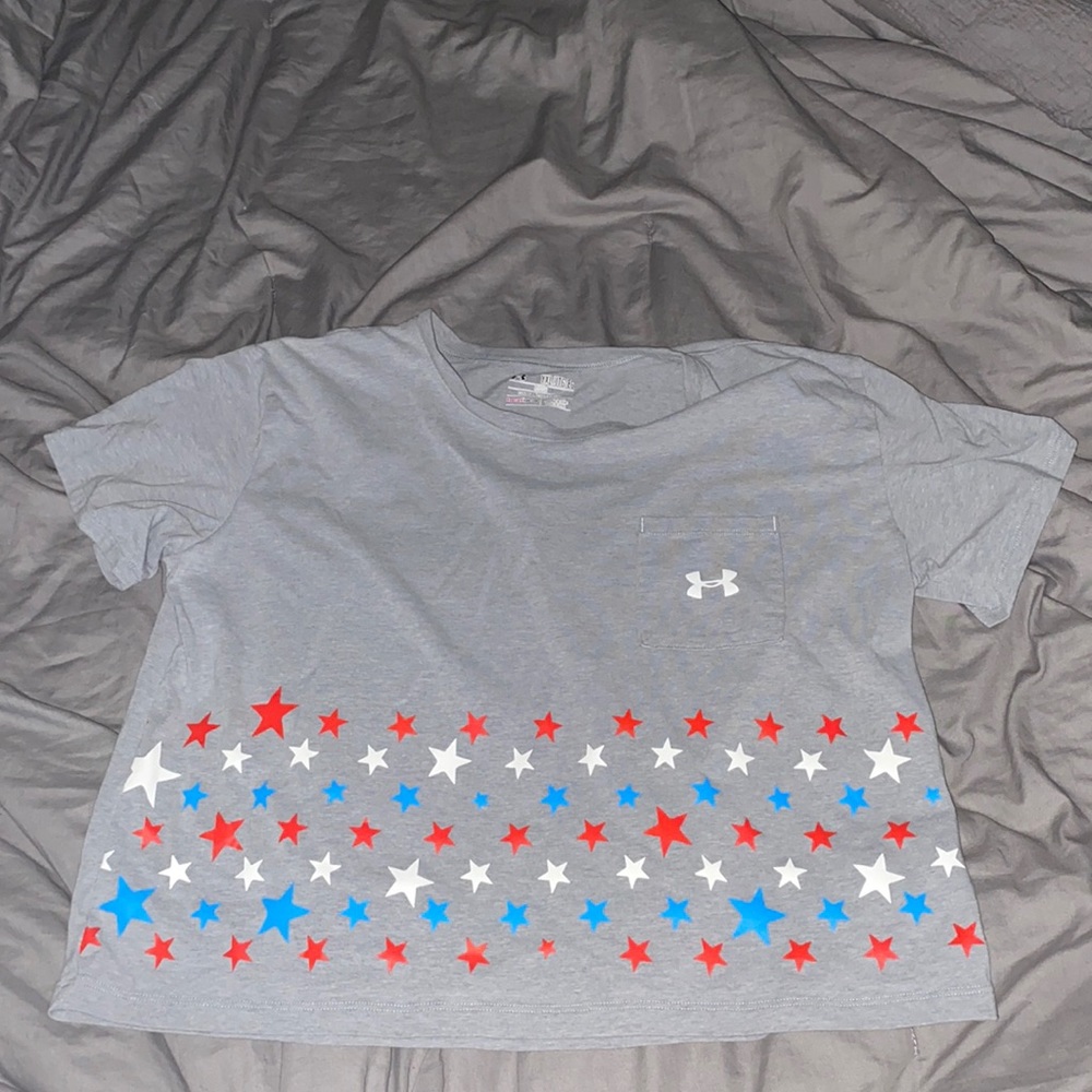 under-armor cropped t-shirt